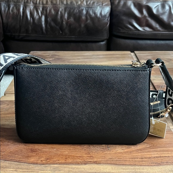 Michael Kors Black Crossbody Bag with Logo Strap - Picture 2 of 10